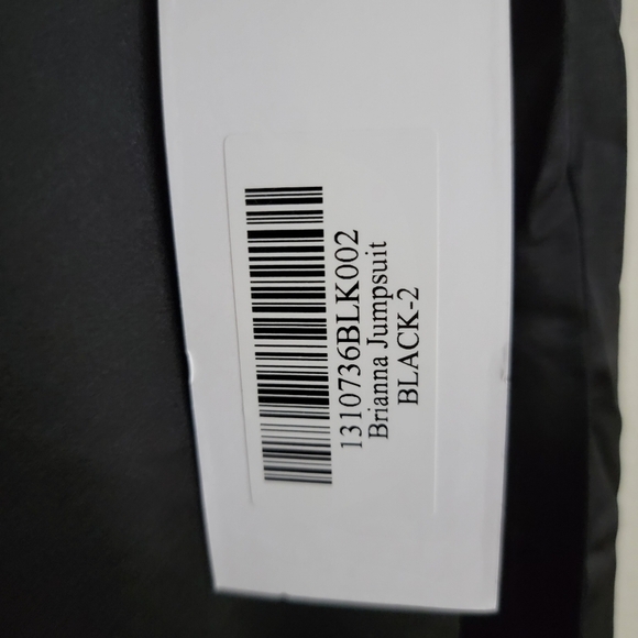 Reformation Brianna Silk Jumpsuit in Black size 2 NWT - Picture 9 of 9